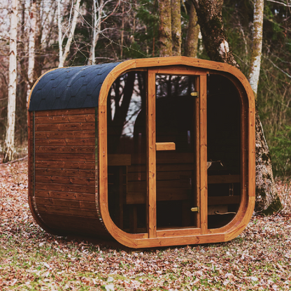 Mande MW20 Outdoor ThermoWood Sauna – Premium Backyard Relaxation by Patio Elegance