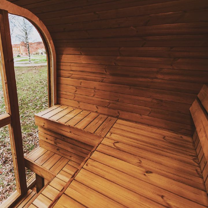 Mande MW20 Outdoor ThermoWood Sauna – Premium Backyard Relaxation by Patio Elegance