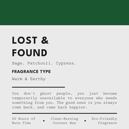 LOST & FOUND Candle